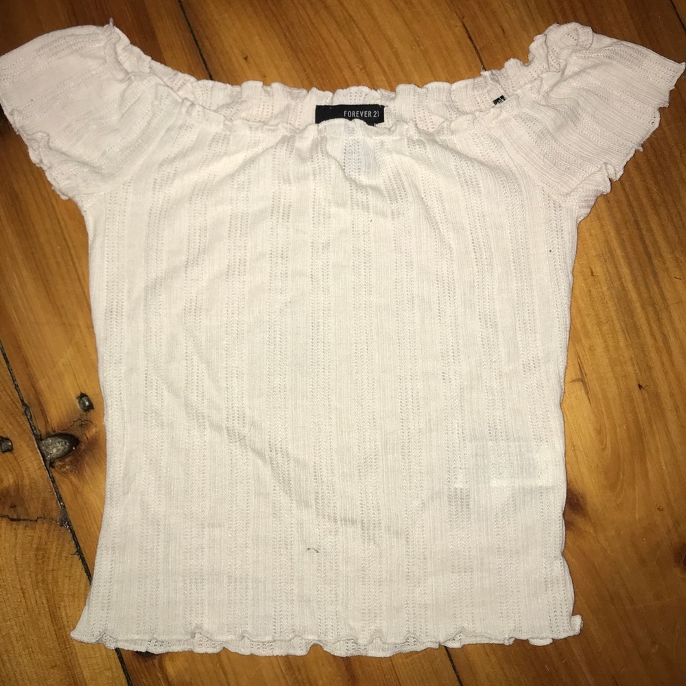 off white Forever 21 top